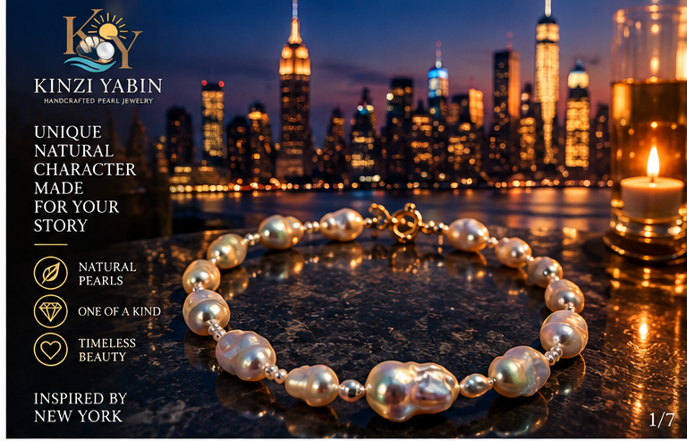Aurora Baroque Pearl Statement Necklace