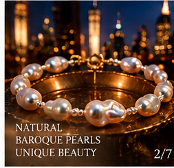 Aurora Baroque Pearl Statement Necklace