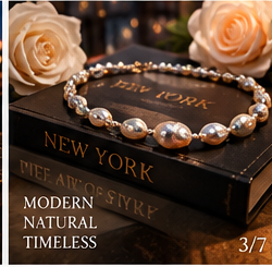 Aurora Baroque Pearl Statement Necklace