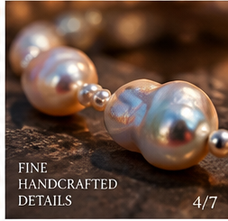 Aurora Baroque Pearl Statement Necklace