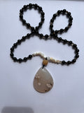 Cloud Blossom Agate Pendant
