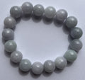 Natural Burmese Jadeite Beaded Bracelet – Soft Green & Lavender Jade Gemstone Bracelet